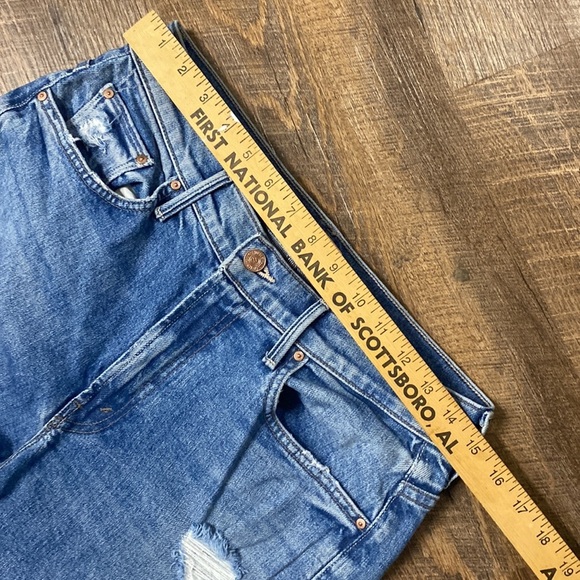 MOTHER THE INSIDER ANKLE DOOM AND BLOOM MID RISE ANKLE FLARE NWOT SZ 28 - Picture 13 of 15